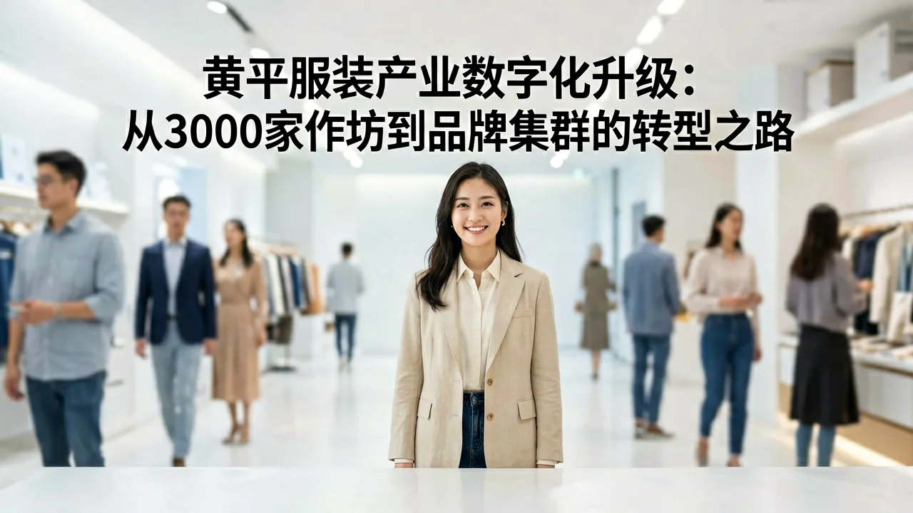 黄平服装产业数字化升级:从3000家作坊到品牌集群的转型之路
